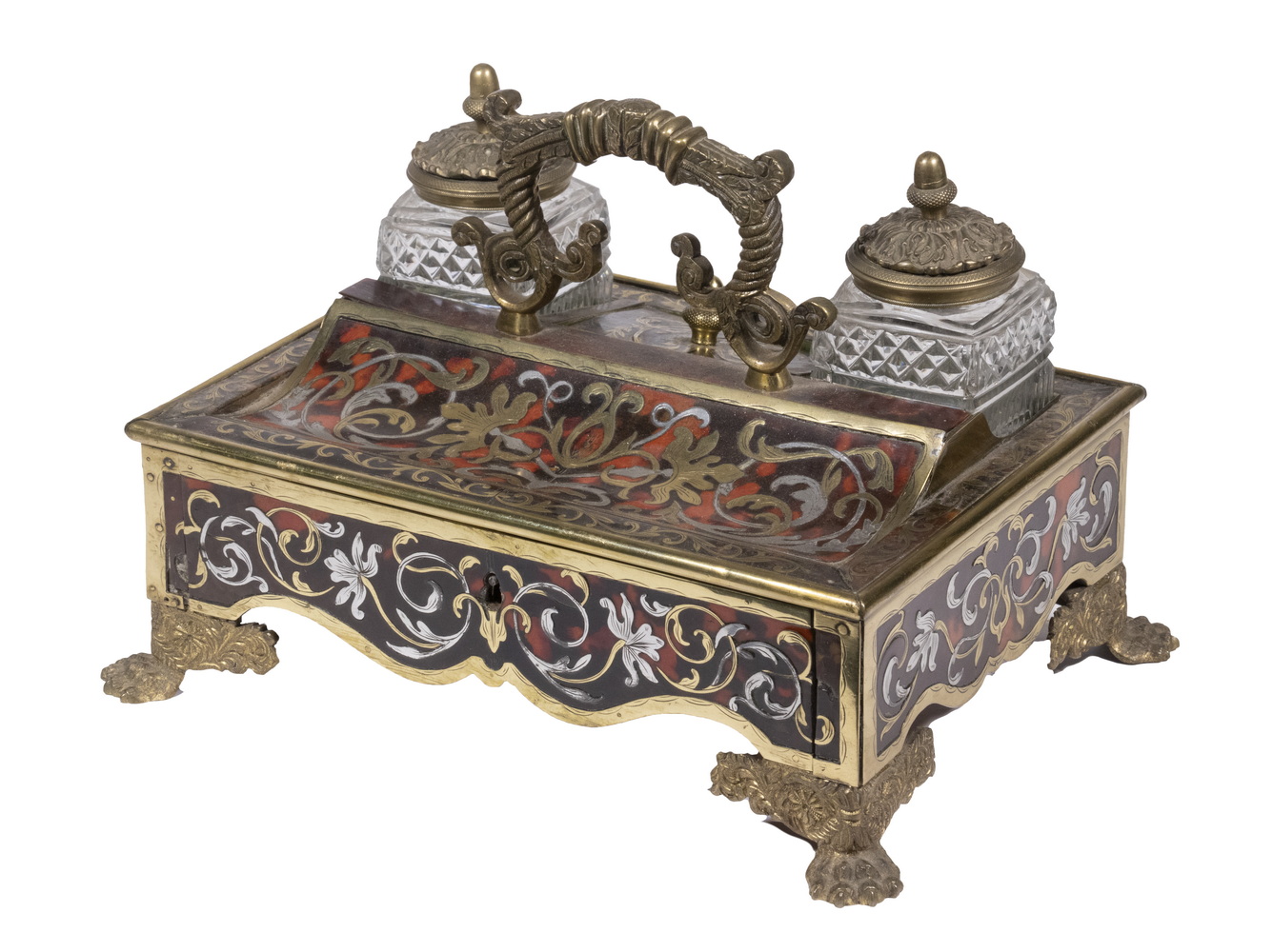 FRENCH INLAID TORTOISESHELL BOULLE 2b2d45