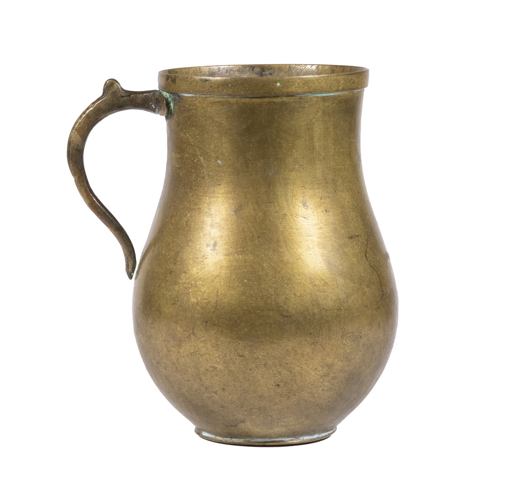 MEDIEVAL BRONZE TANKARD OR MEASURE 2b2d7d