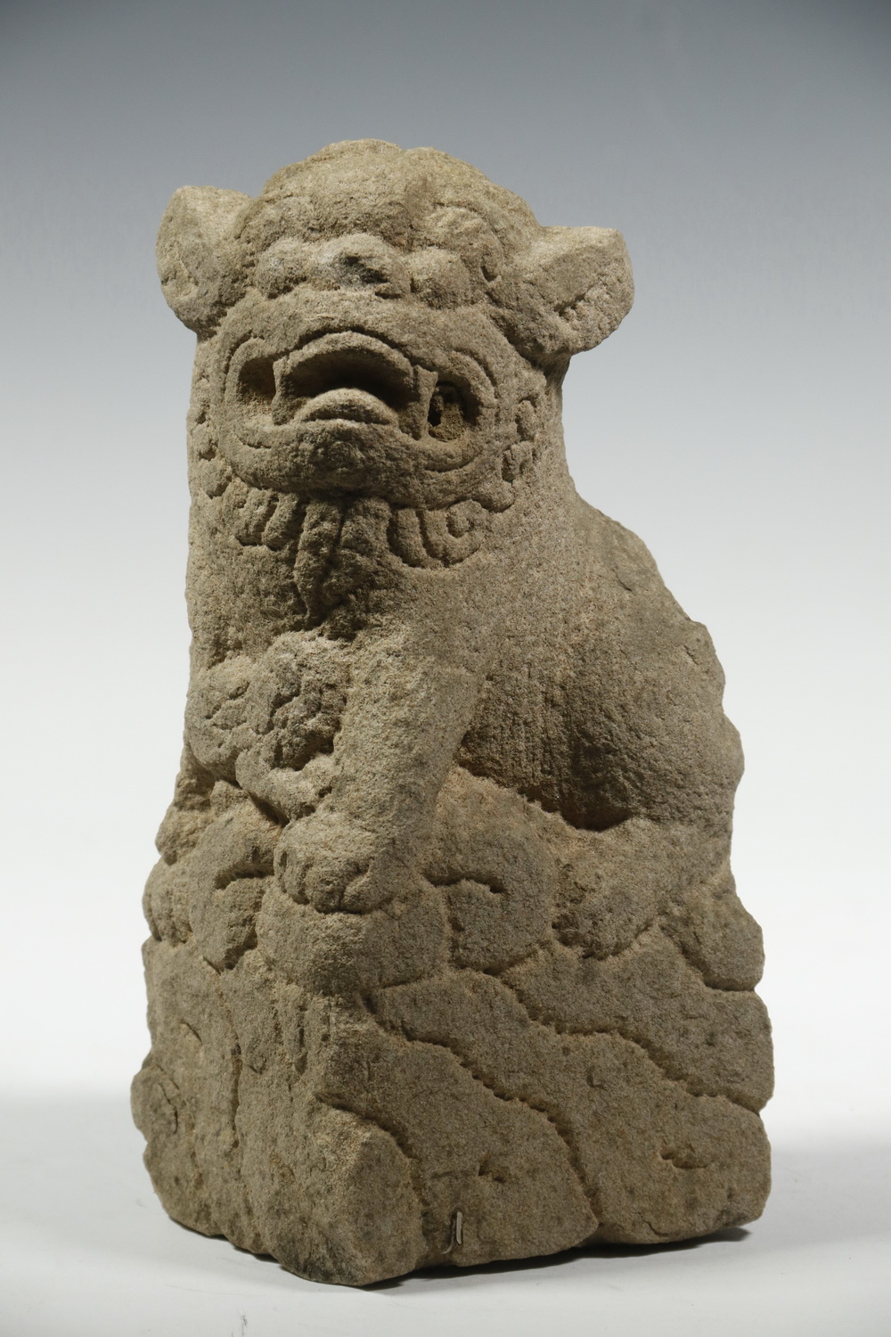 EARLY CHINESE STONE FOO DOG Small