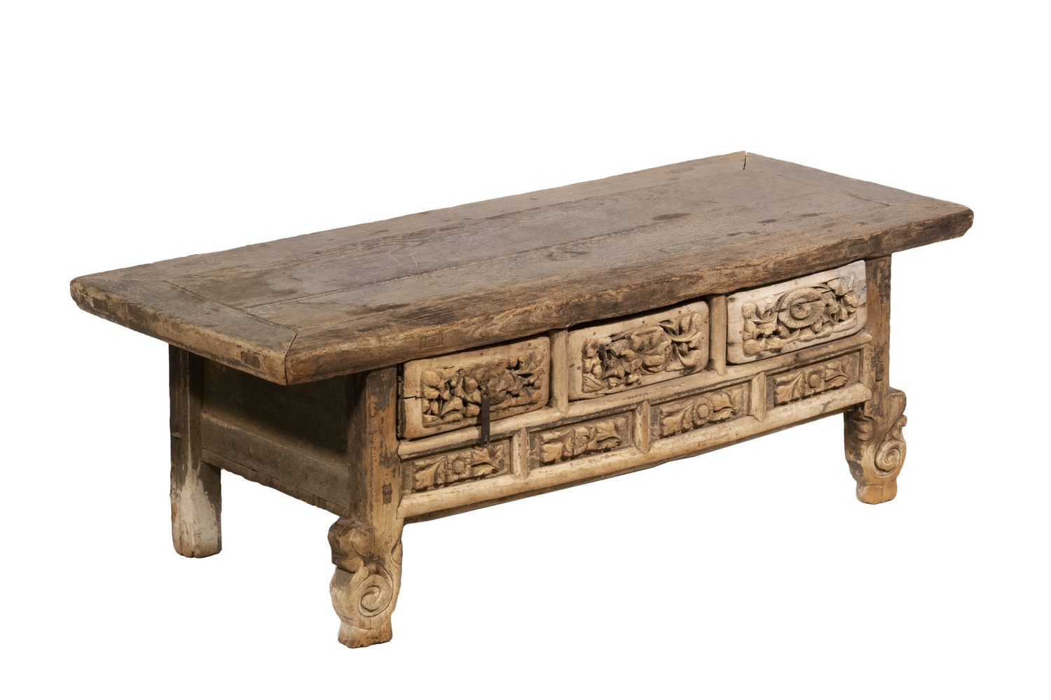 LOW CHINESE ELM ALTAR TABLE WEATHERED 2b2da4