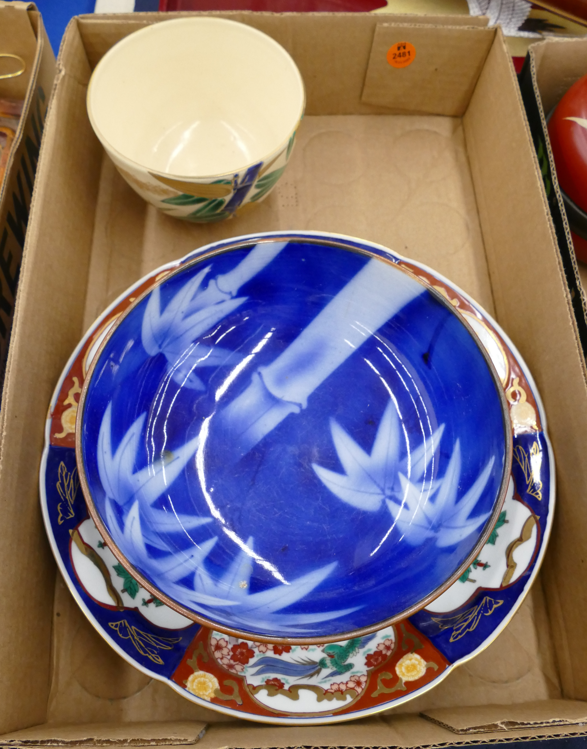 Box Japanese Porcelain Bowls Etc