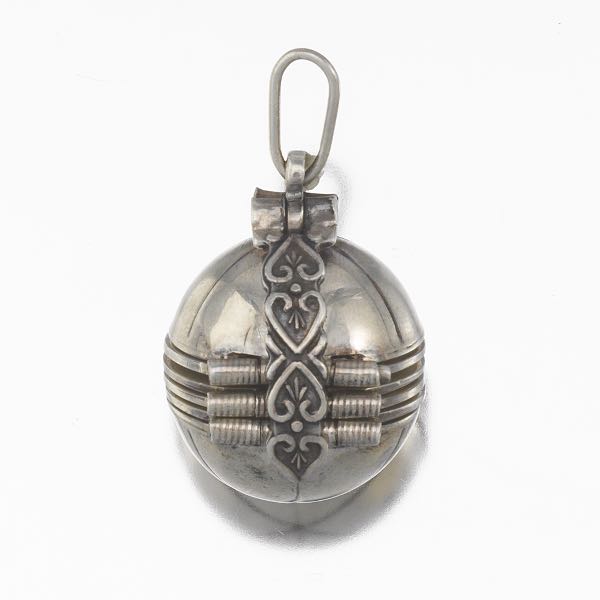 MEXICAN STERLING SILVER CHARM LOCKET 2b08b7