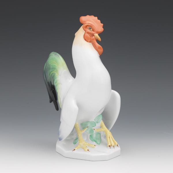 HEREND PORCELAIN HAND PAINTED COCKEREL