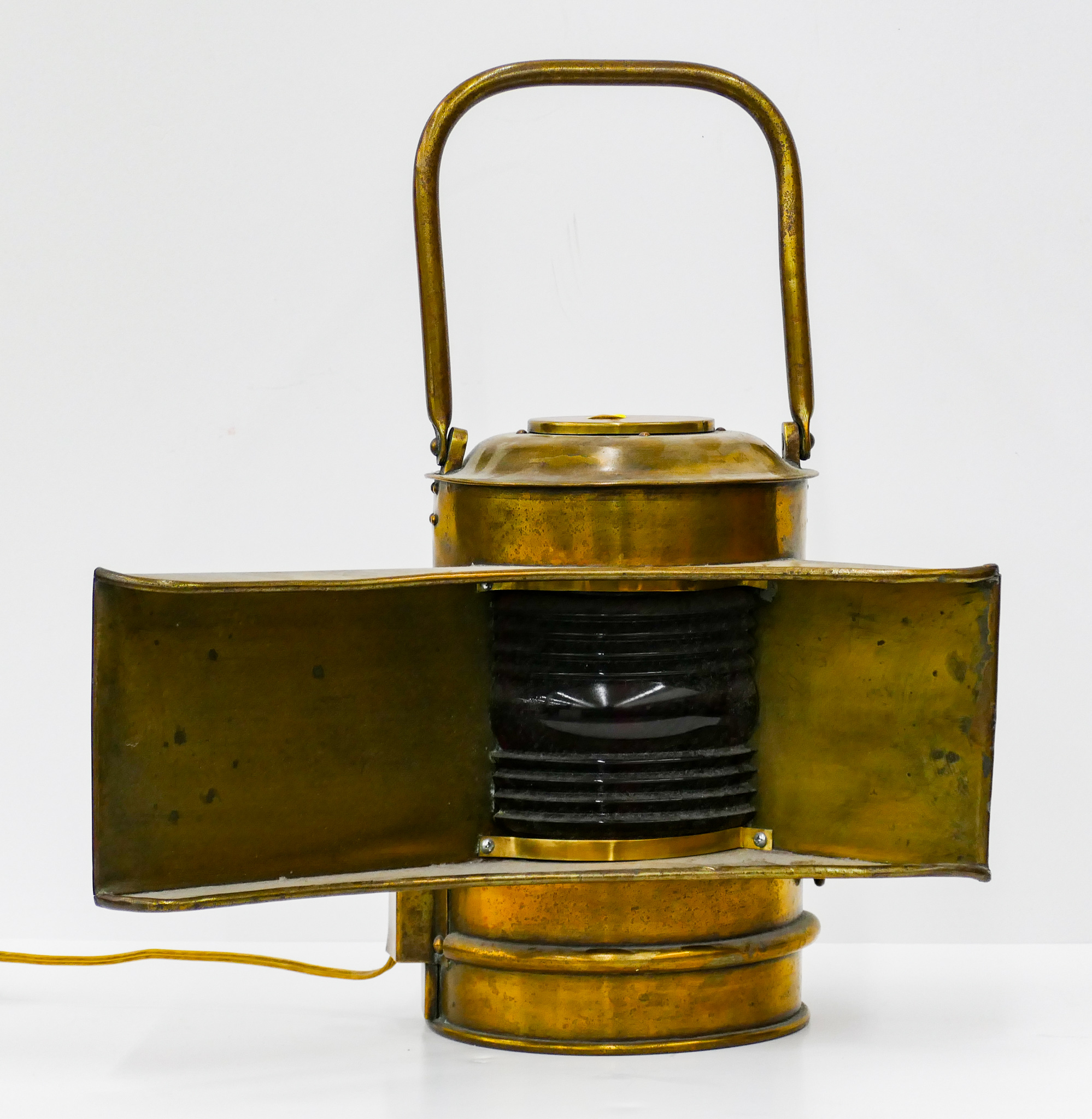 Old Directional Brass Marine Lamp