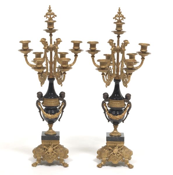 PAIR OF NEOCLASSICAL CANDELABRA 2b0977