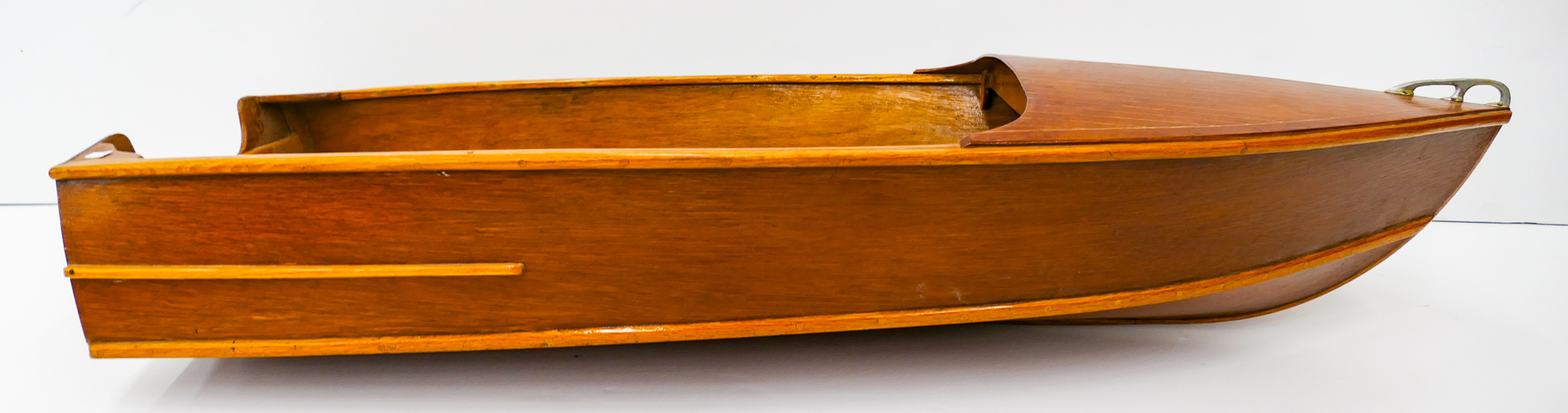 Large Wood Speedboat Model 41