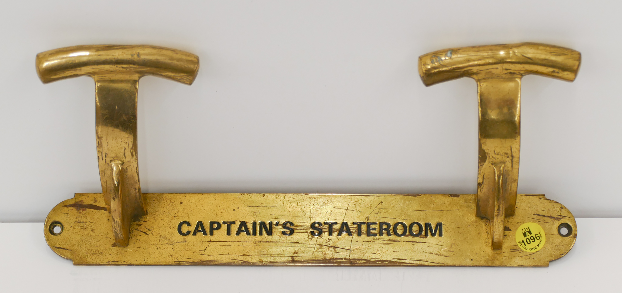 Captains Quarters Brass Coat Hanger