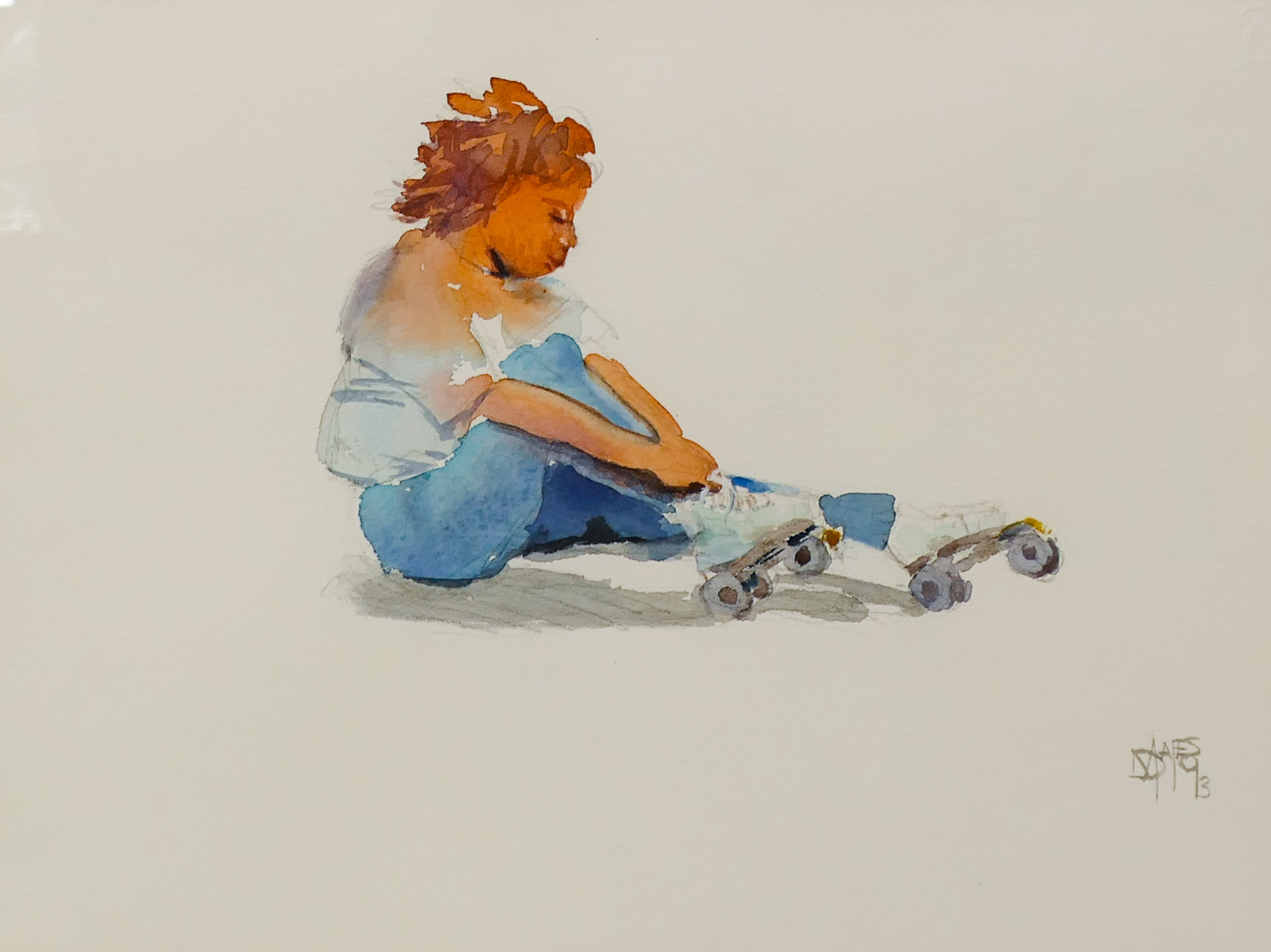 Danny Mayes ''Girl With Roller