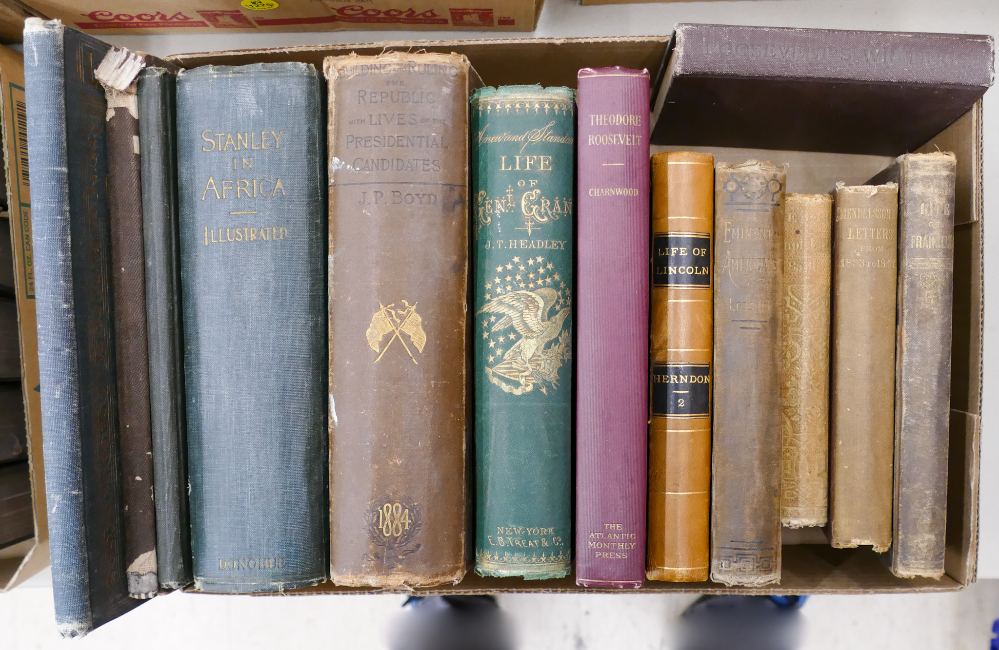 Box 13pcs Antique Presidential Books