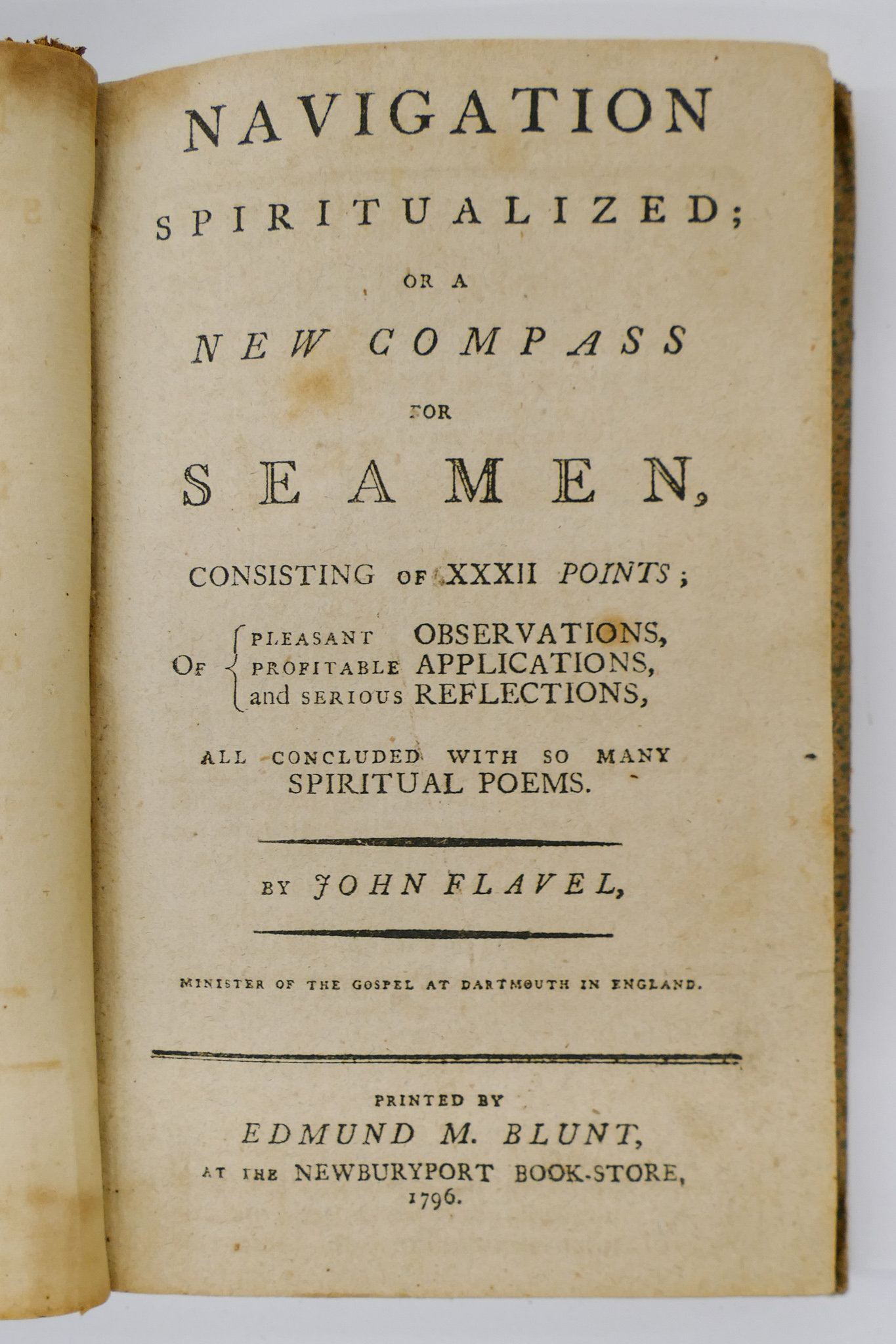 John Flavl 1796 Navigation Spiritualized