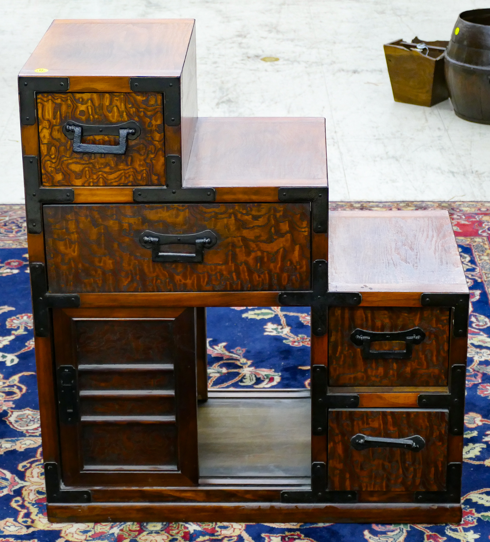 Japanese Style Step Tansu 27 5 x25 x14  2b0a7c