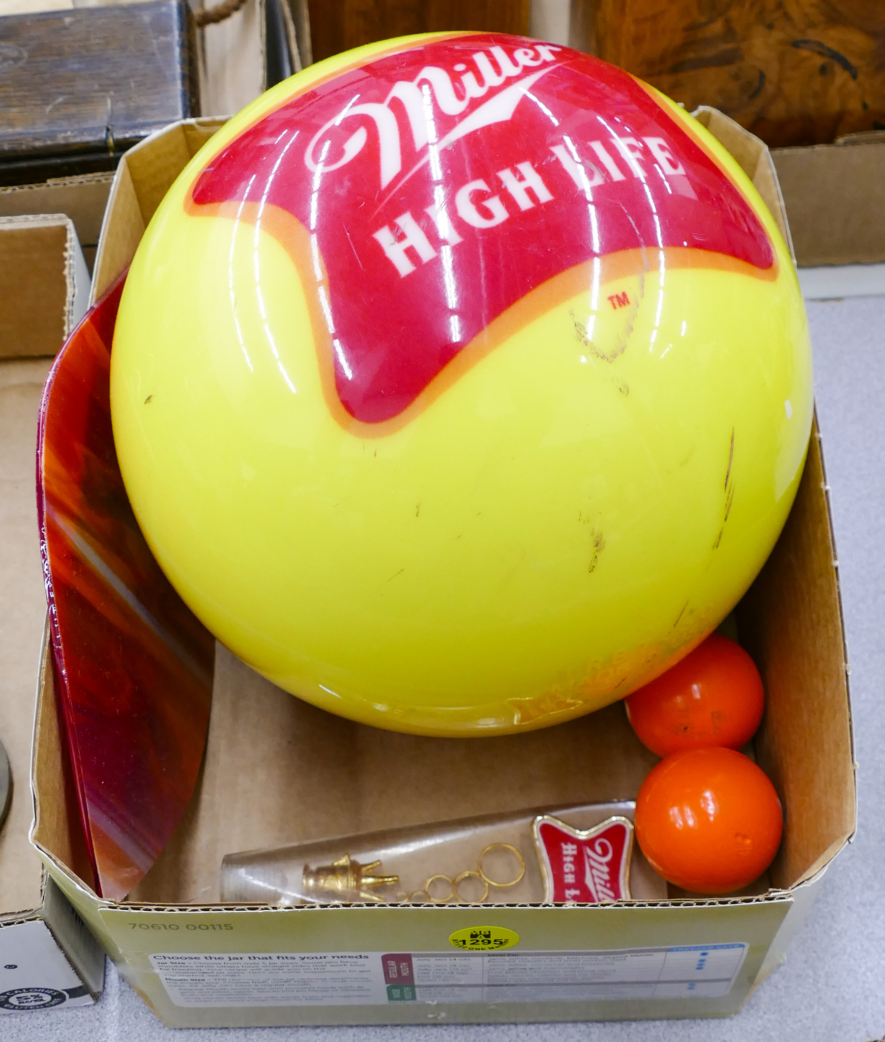 Box Miller Beer Bowling Ball Etc  2b0a98