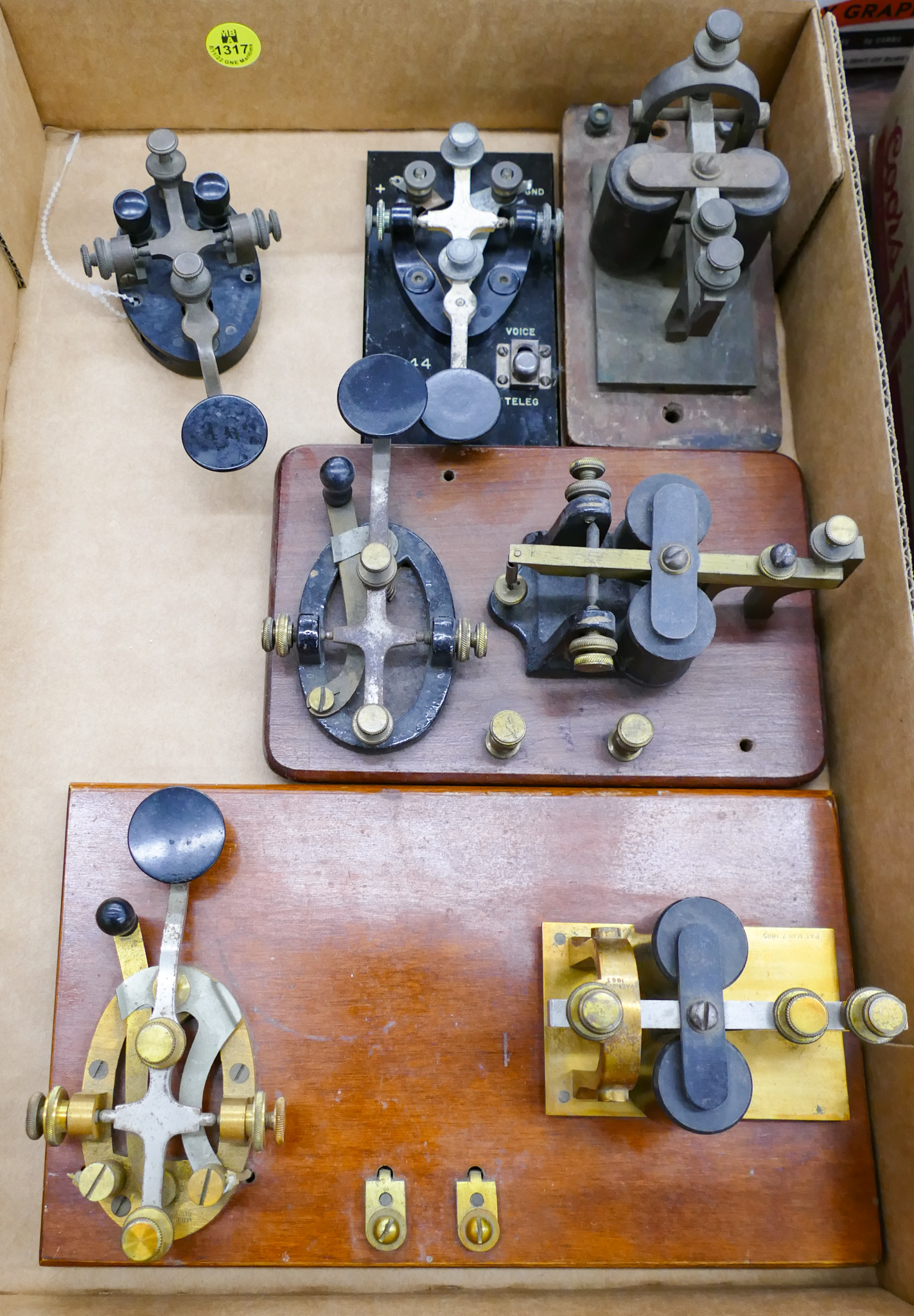 Box 5pc Old Morse Code Devices 2b0aad