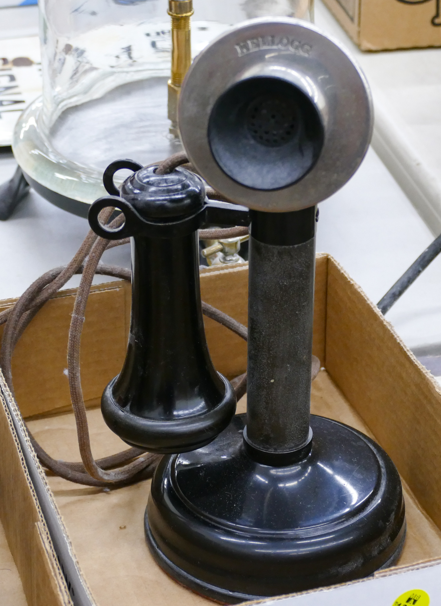 Old Kellogg Candlestick Telephone