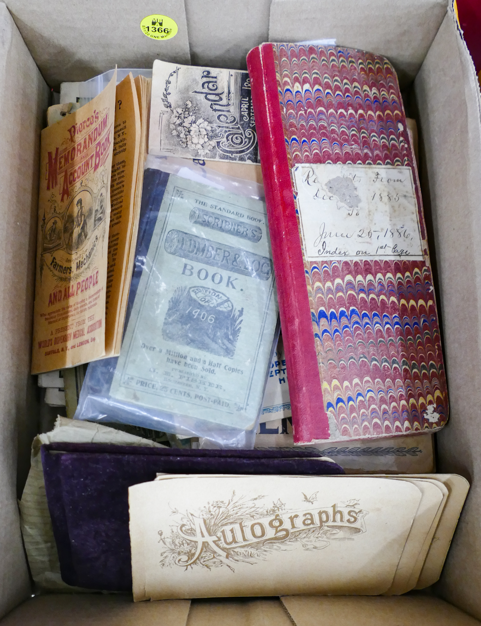 Box Old Almanacs