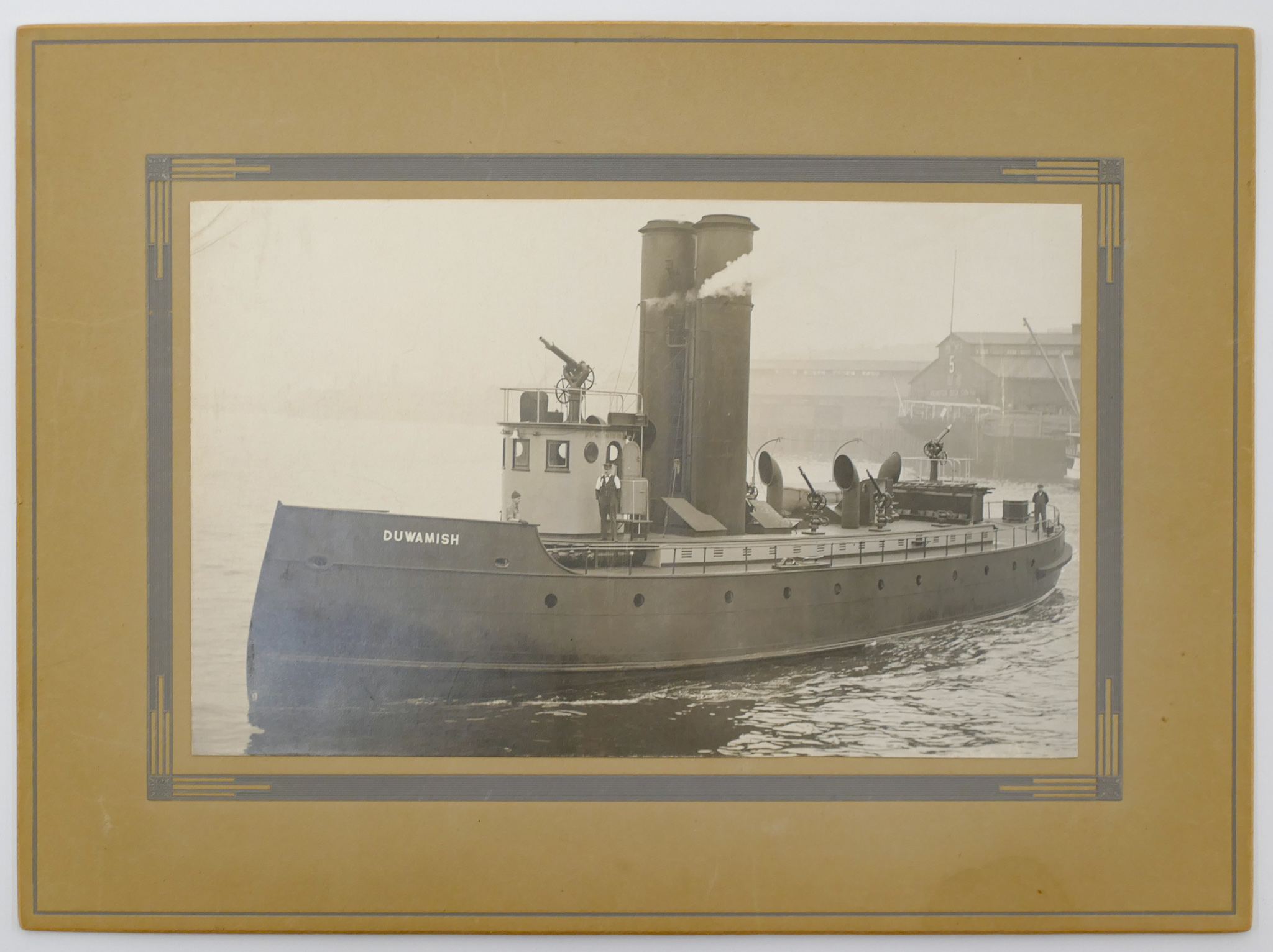 Old Duwamish Tugboat Album Photograph