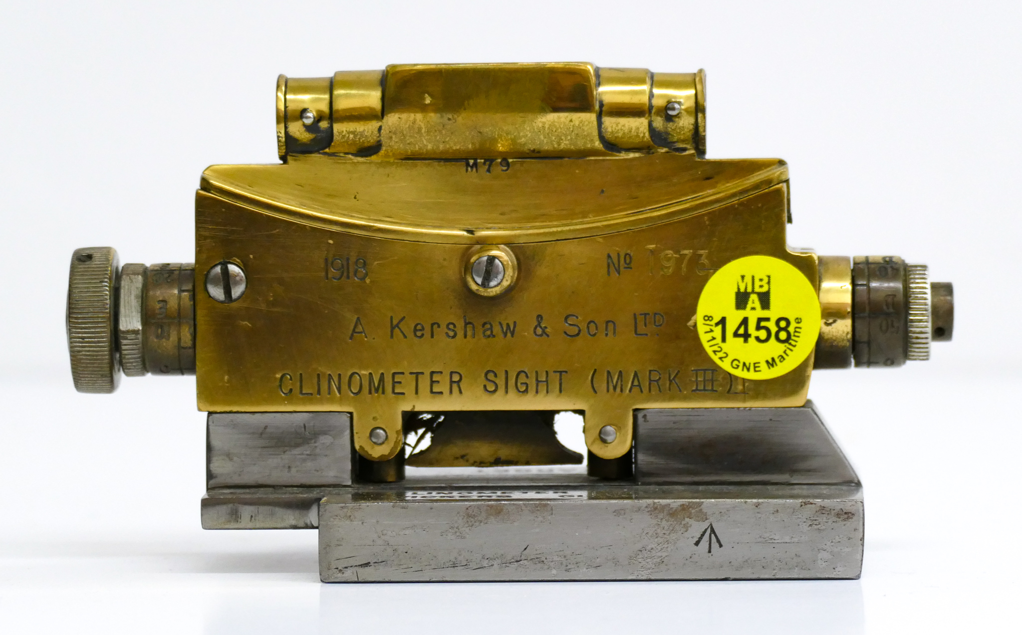 WWI Kershaw Son LTD Brass Clintometer 2b0b37