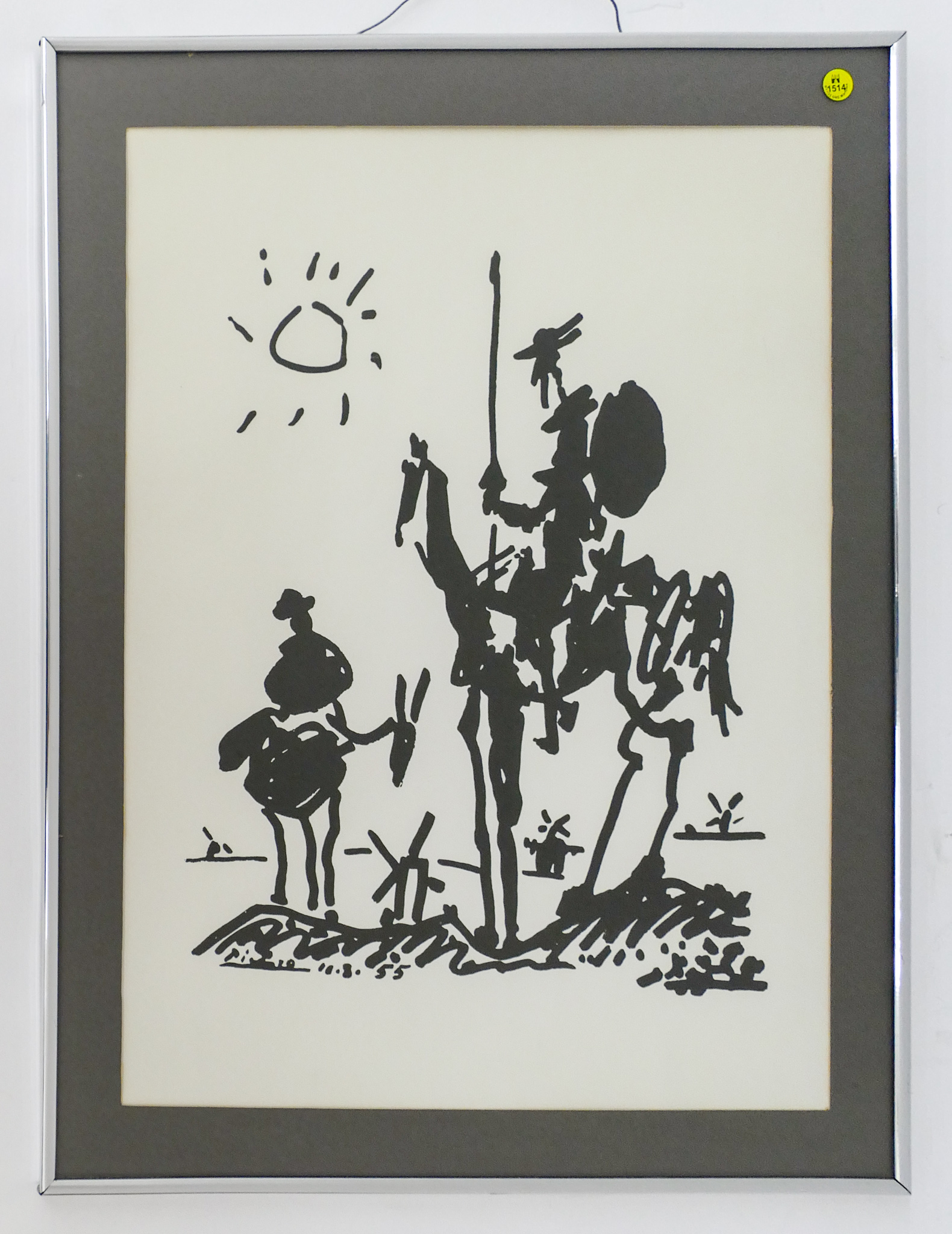 Vintage Picasso Don Quixote Print 2b0b6c