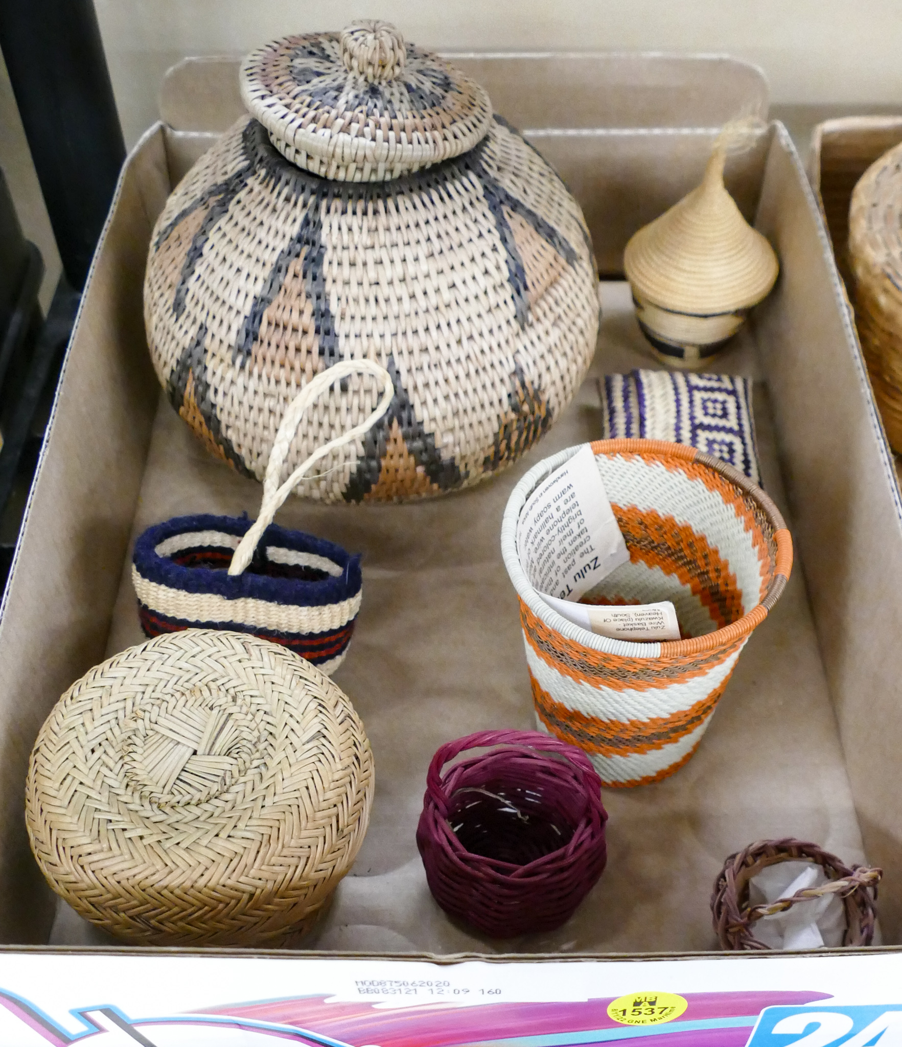 Box African Ethnic Baskets 2b0b80