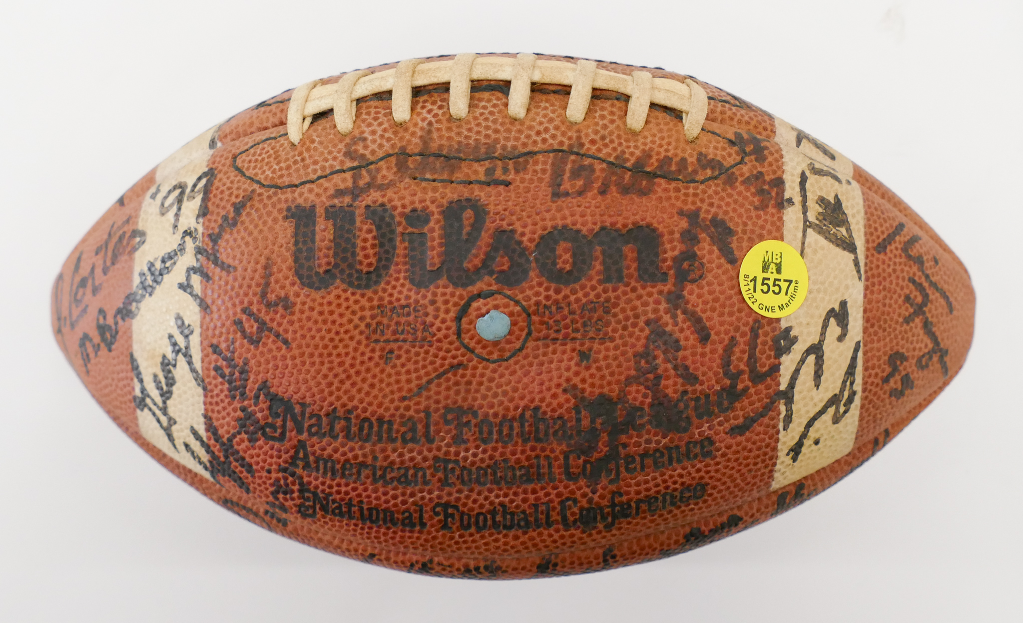 1970's Team Signed College Football