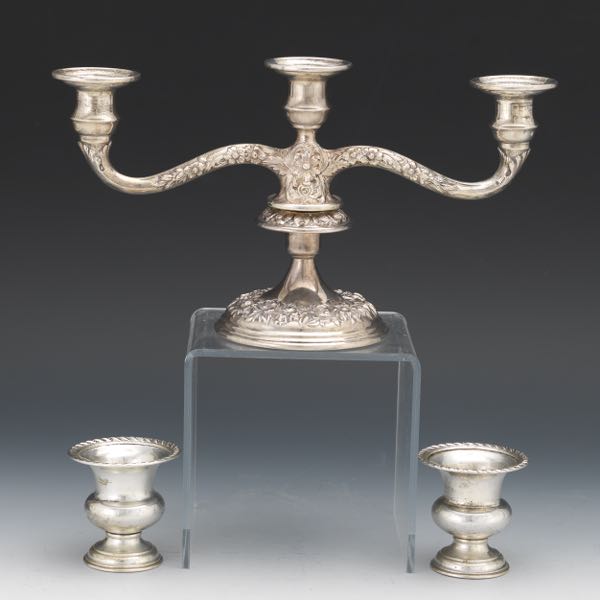 GROUP OF STERLING SILVER TABLE ITEMS