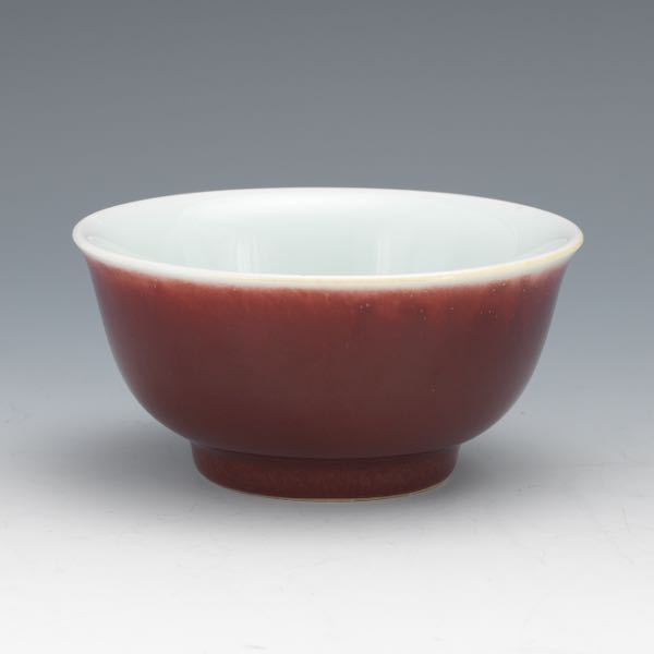 CHINESE PORCELAIN COPPER-RED GLAZE