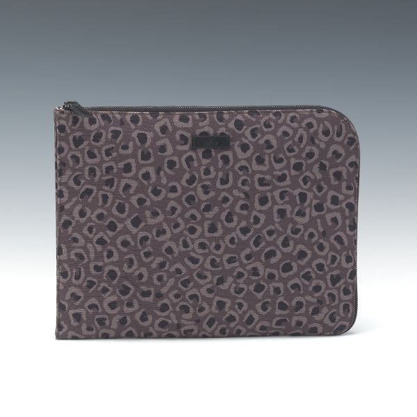 GUCCI LEOPARD PRINT NYLON CLUTCH  2b0d2e