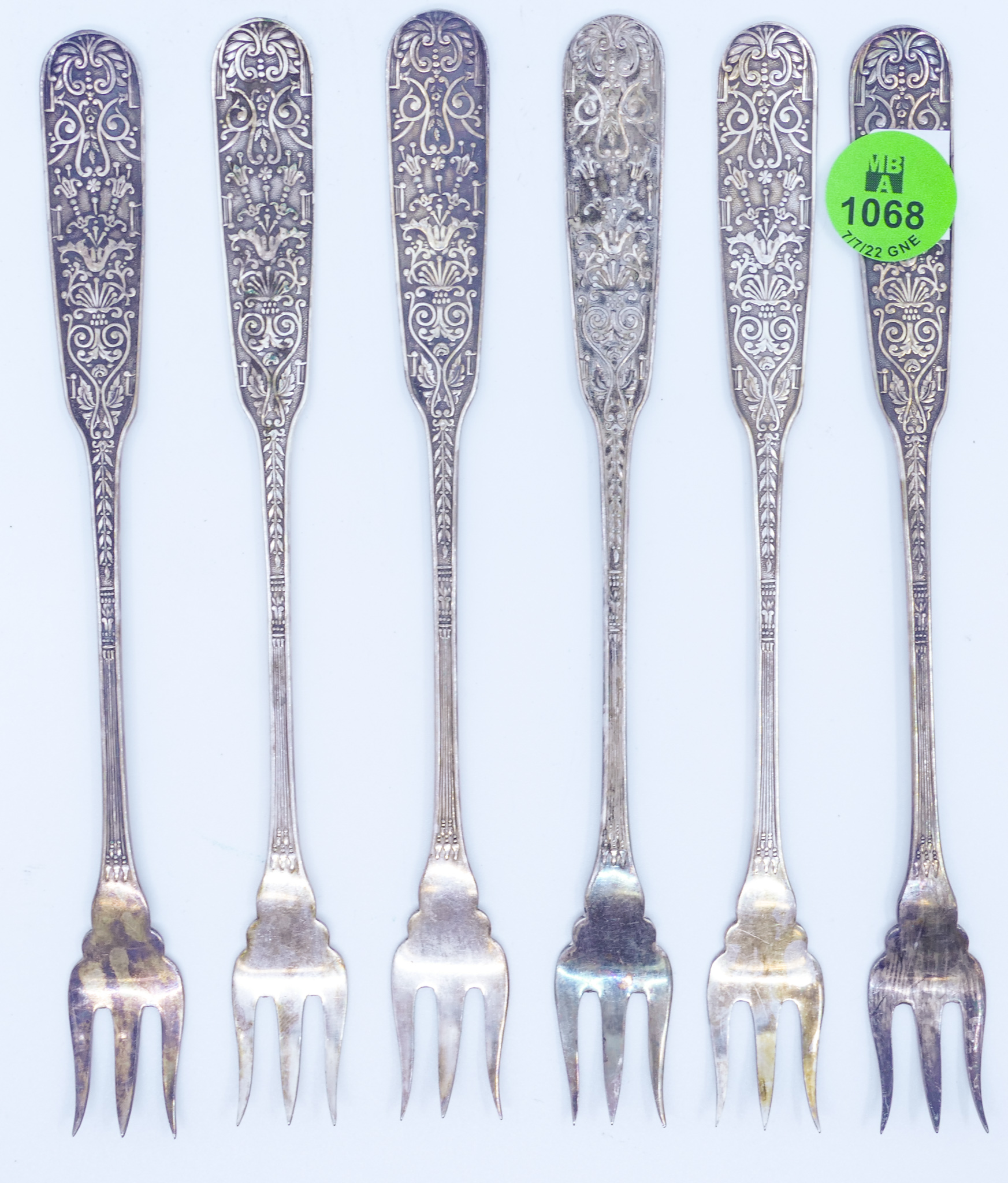 Set 6 Antique Pairpoint Silverplate 2b0d84