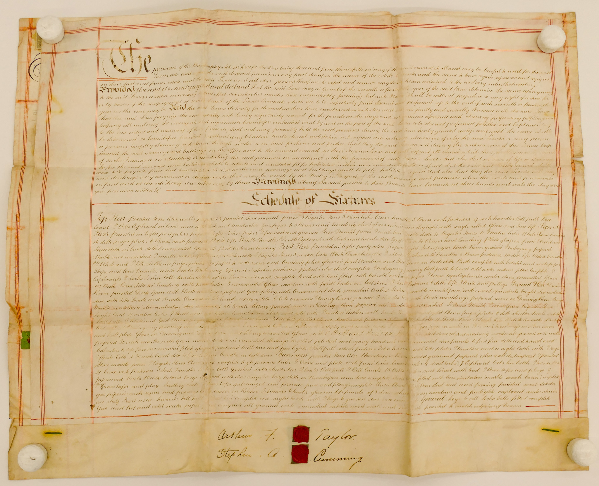 English 19th Cent. Indenture on