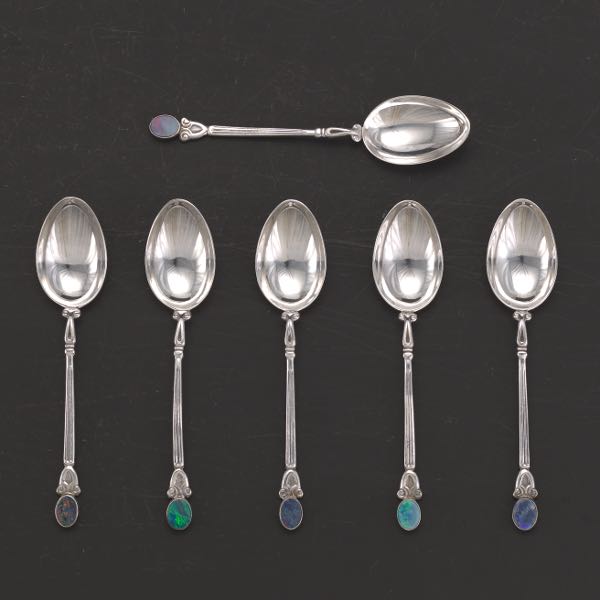 A SET OF STERLING SILVER AND AUSTRALIAN