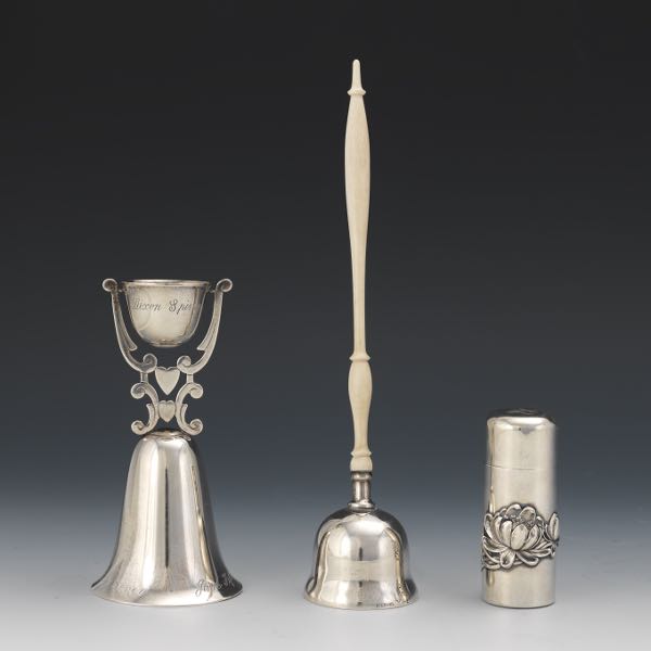 THREE STERLING ITEMS BY VARIOUS