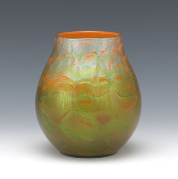 LOETZ TITANIA ART GLASS VASE, AUSTRIA,