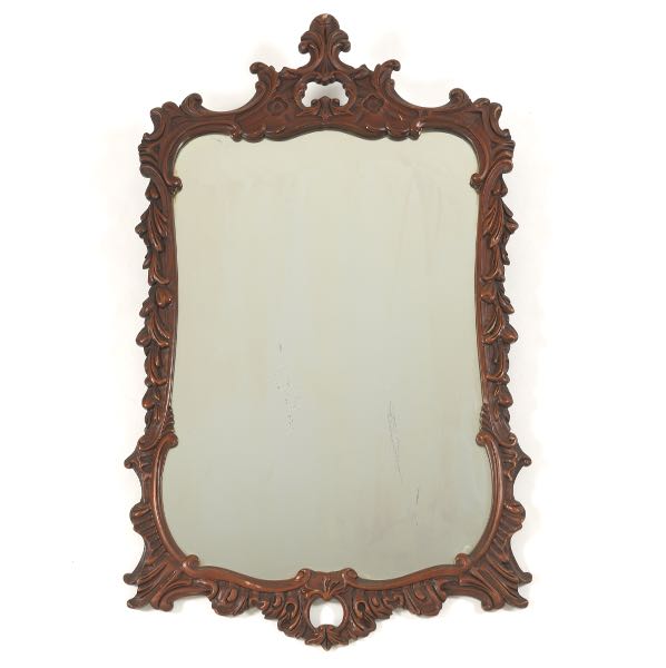 ORNATE WOOD MIRROR 47" x 28" Relief