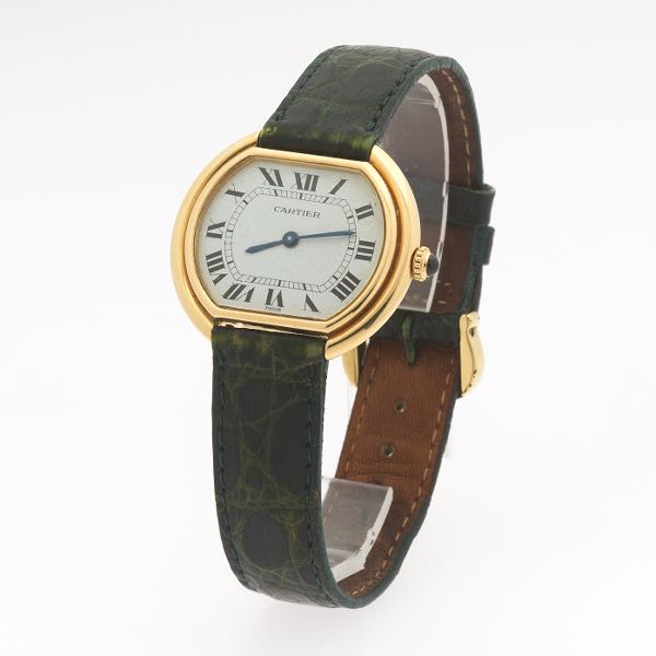 CARTIER 18K ELIPSE GONDOLE OVAL,