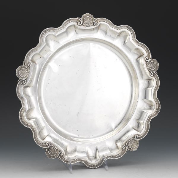 LARGE STERLING SILVER CENTERPIECE PLATTER