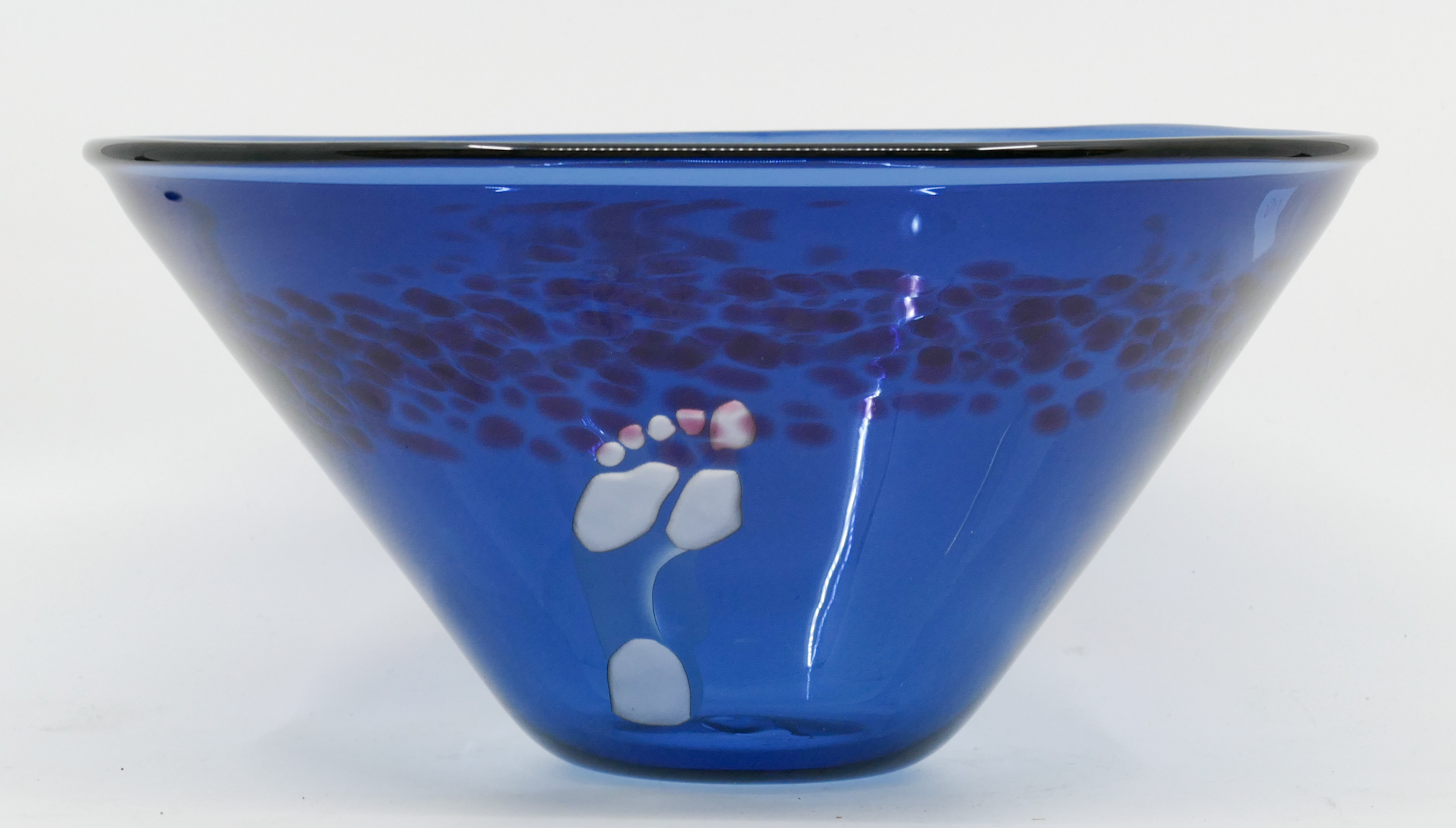 Andrew Fote Studio Glass Foot Bowl 2b10ae