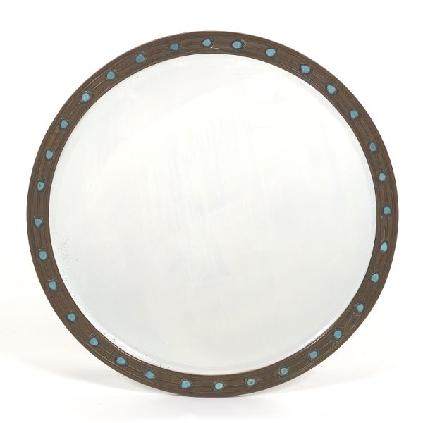 TIFFANY CO PEACOCK MIRROR 15  2b1125