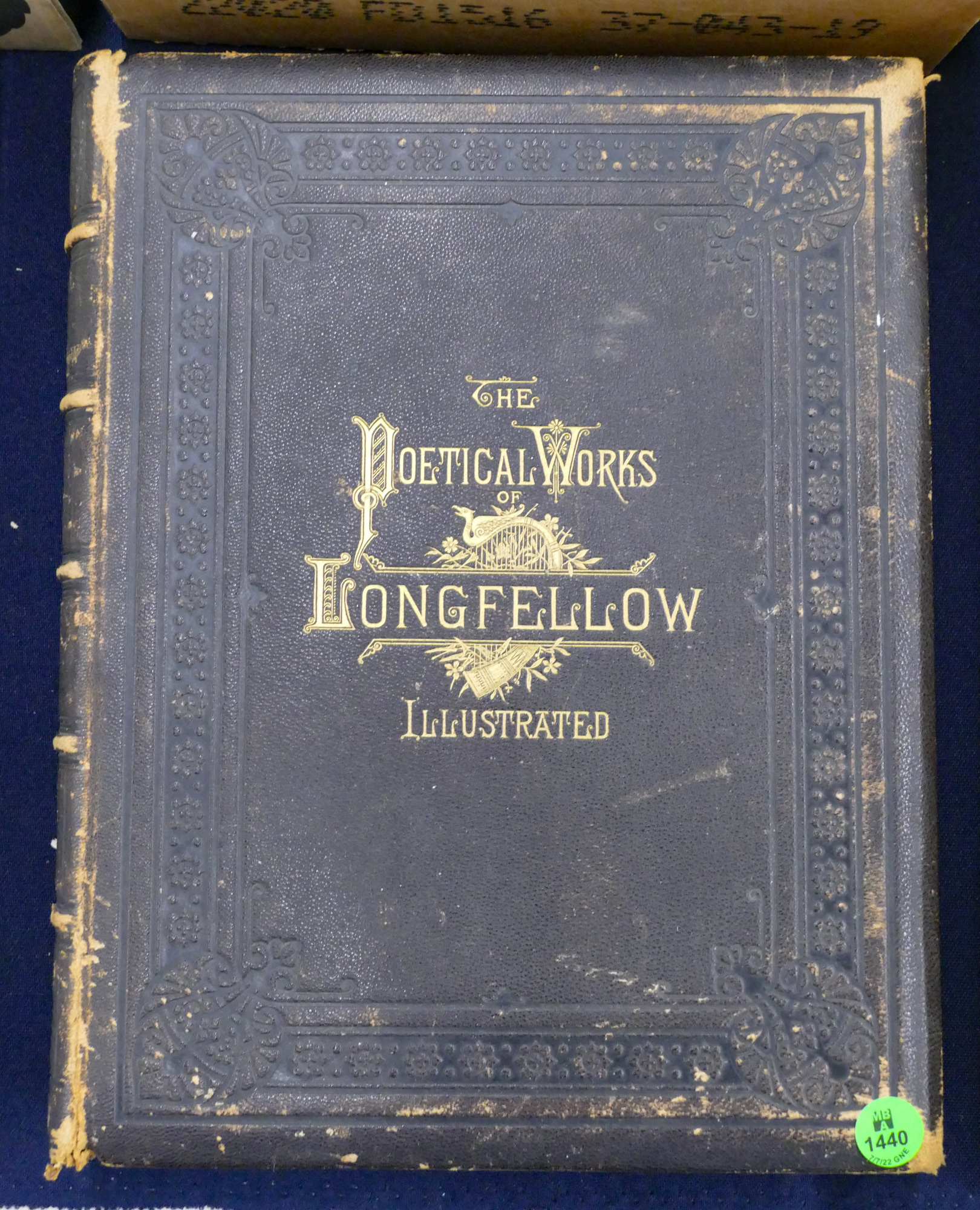 Antique Works of Longfellow Leatherbound