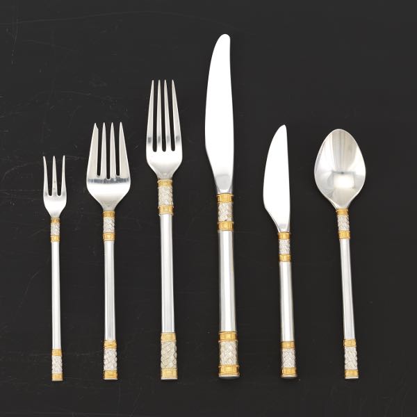 WALLACE STERLING SILVER GILT TABLEWARE