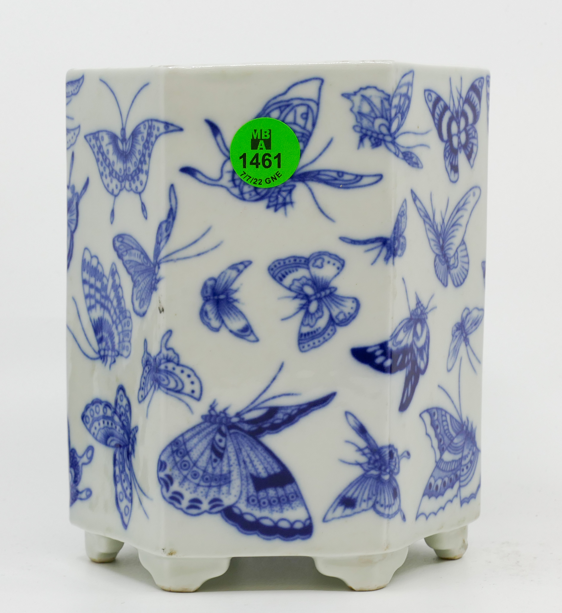 Chinese Butterfly Blue and White 2b1275