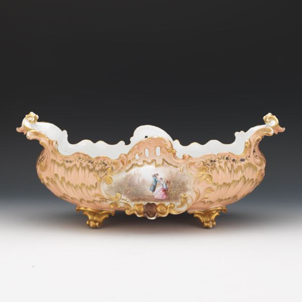 LARGE SEVRES BAROQUE STYLE PORCELAIN