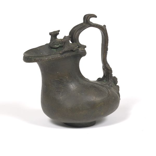 GRECO-ROMAN BRONZE RHYTON FROM