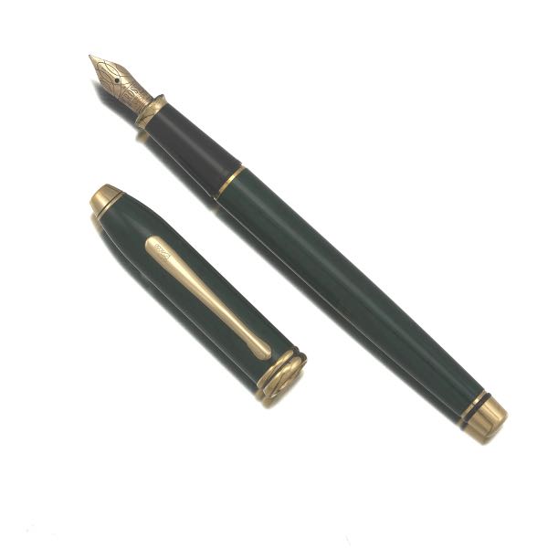 GROSS FOUNTAIN PEN  Malachite like