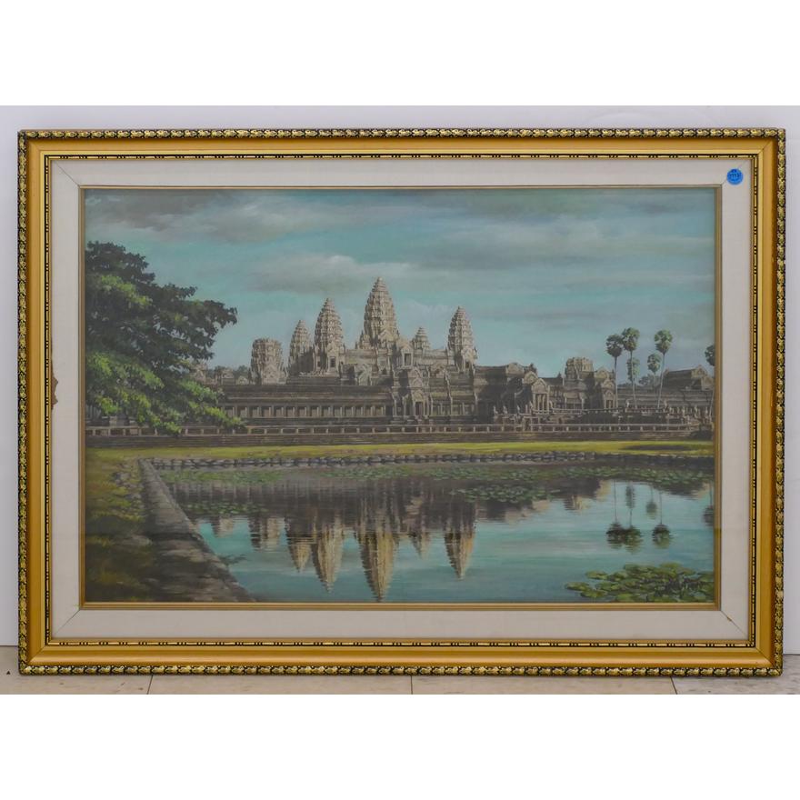Angkor Wat Cambodia Oil Painting