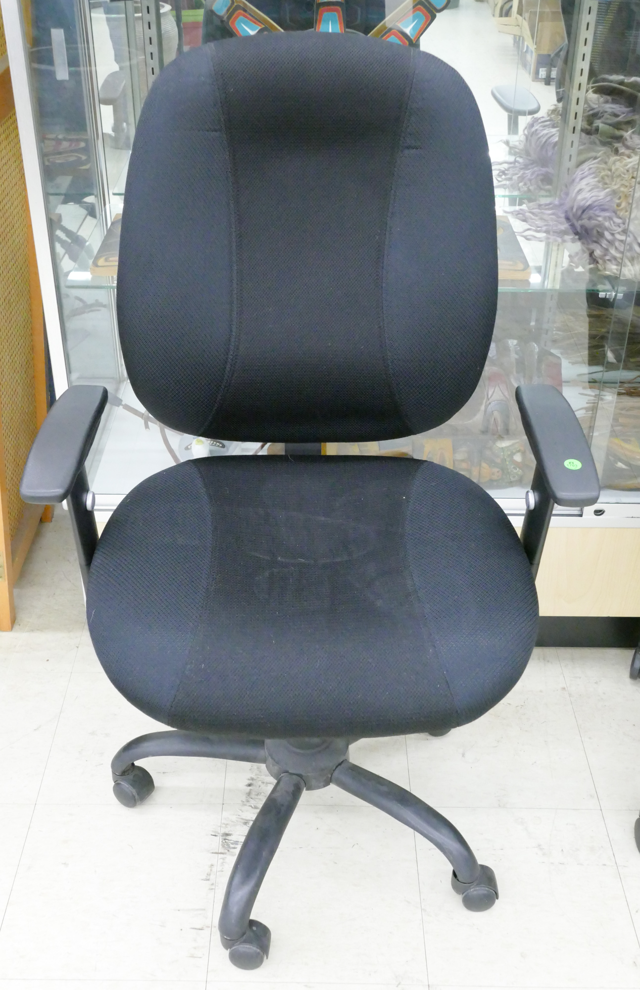 Modern Black Rolling Office Chair 2b1422