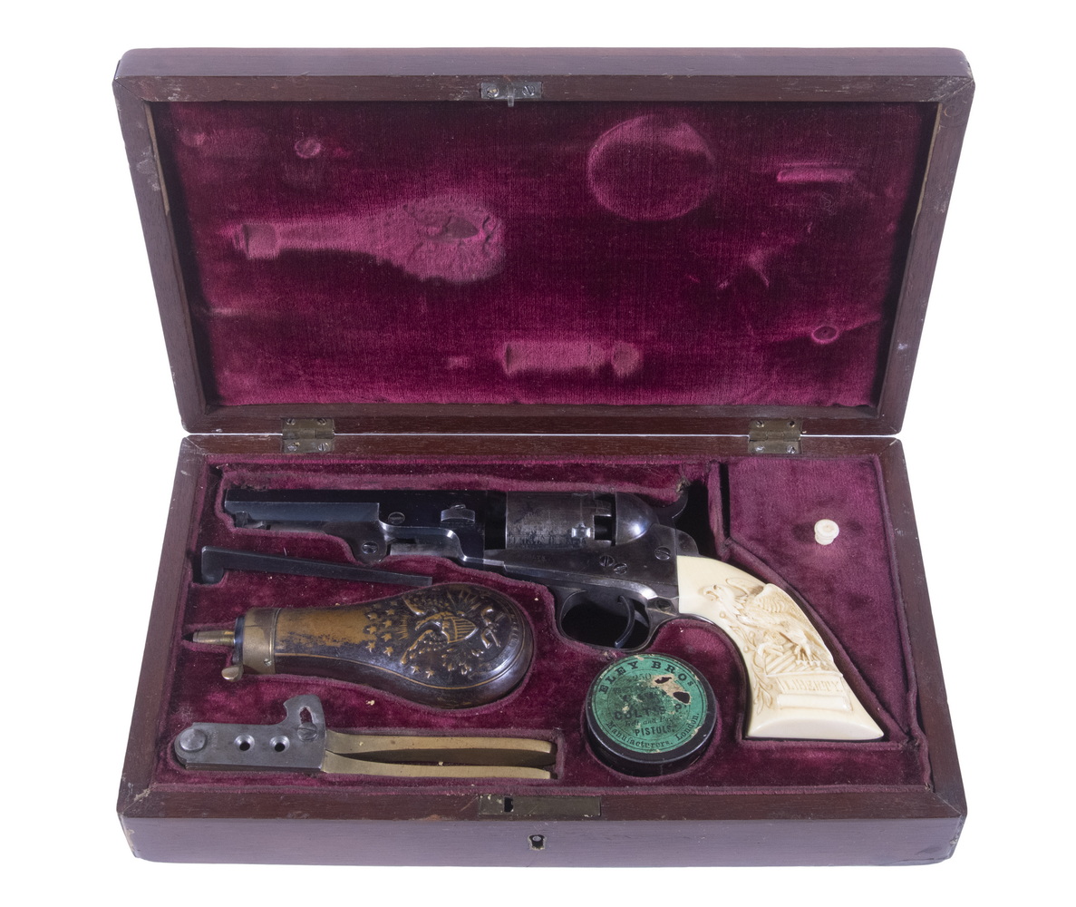 PRESENTATION COLT 1849 POCKET REVOLVER,