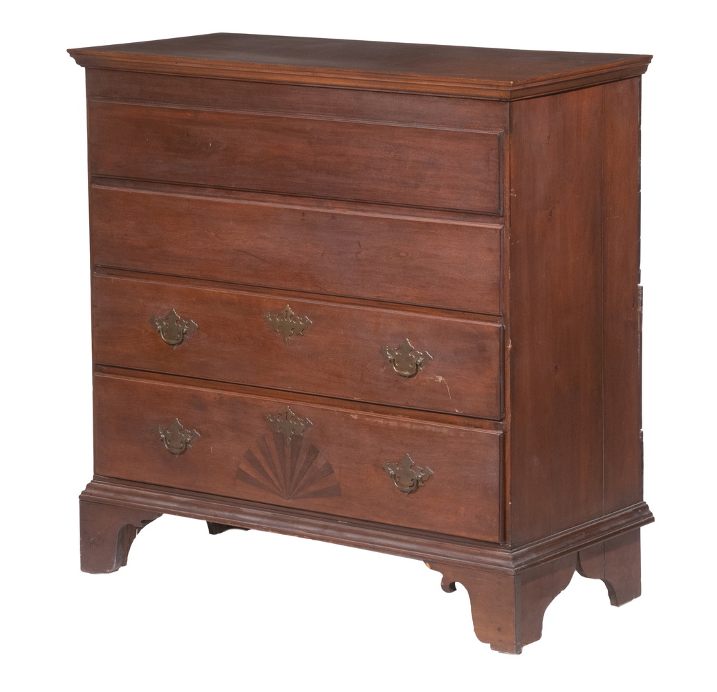 CHIPPENDALE BLANKET CHEST 18th 2b154a