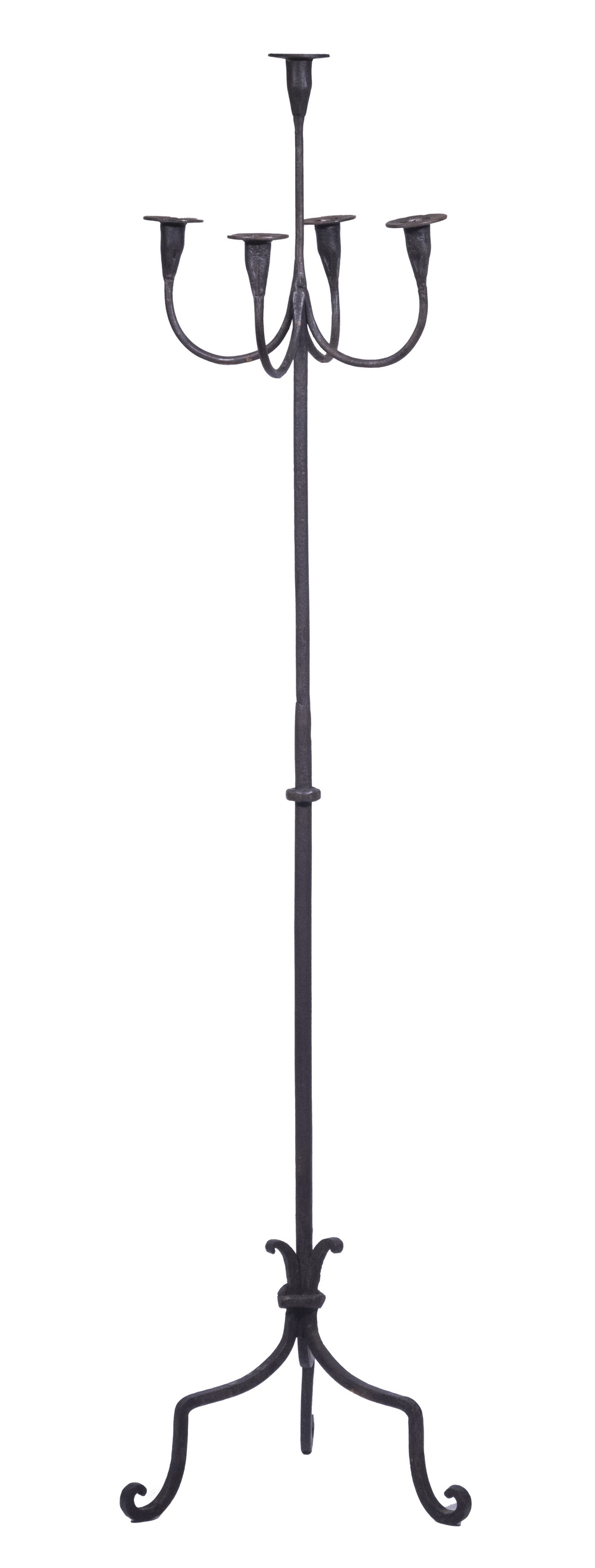 WROUGHT IRON TORCHIERE CANDLESTAND