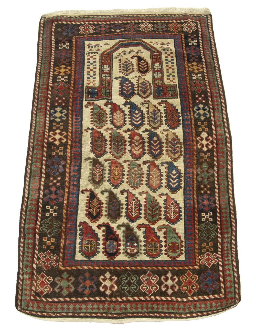 SHIRVAN PRAYER RUG 3 1 X 5 3  2b1578