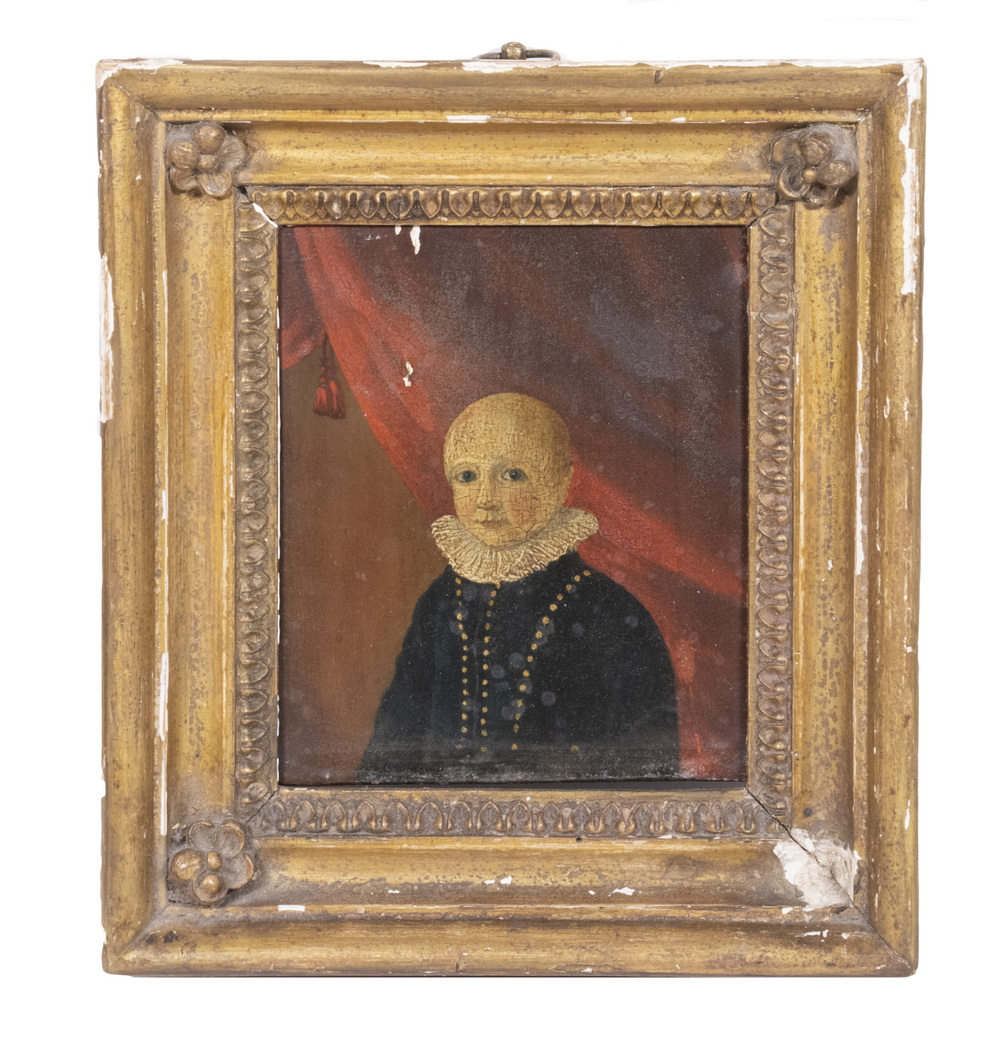 LATE 16TH C. ENGLISH PORTRAIT OF